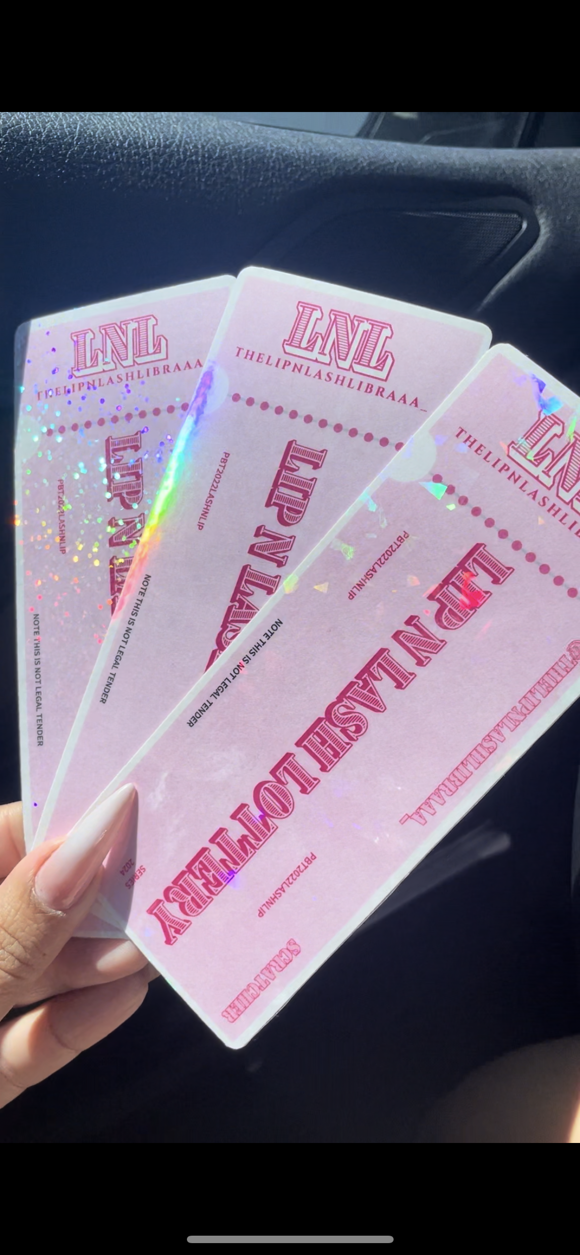 Holographic Lottery Ticket Scratchers