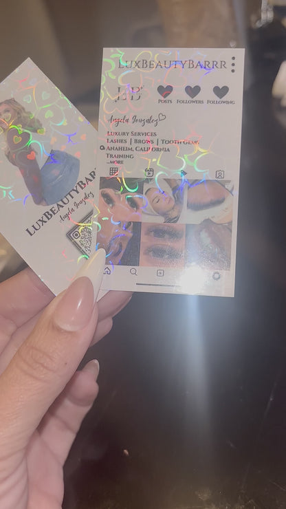 Custom Holographic Business Cards